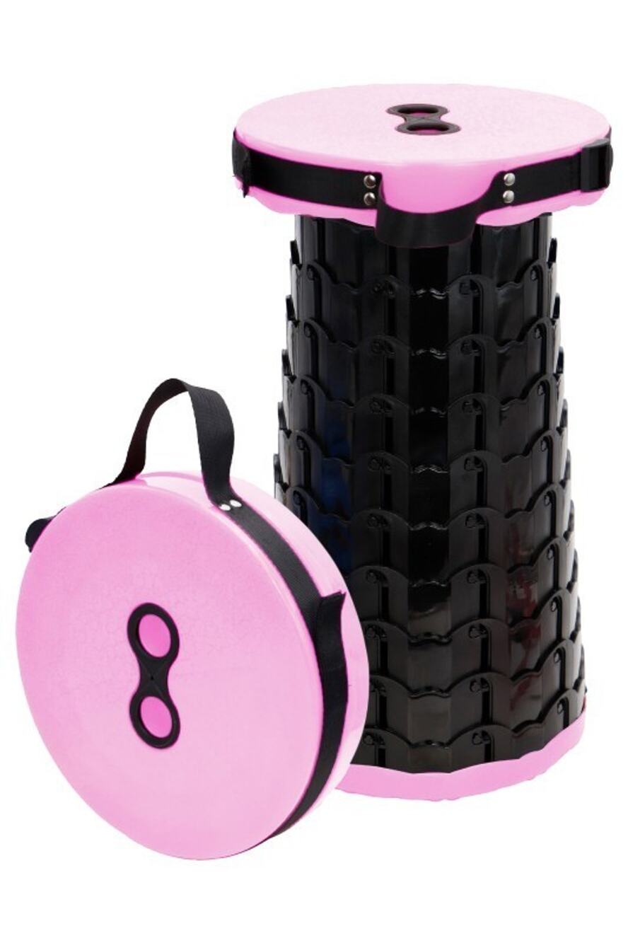 Portable Telescoping Stool Pink